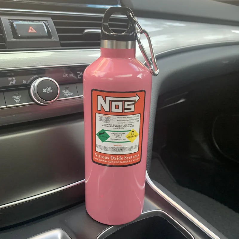 Car Insulation Cup NOS Nitrogen Cylinder Vacuum Stainless Steel Kettle 500 Ml High-Capacity Travel Sports Bottle Water Cup