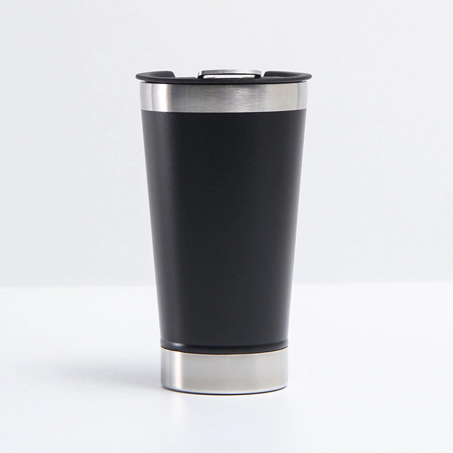 Double Layer 304 Stainless Steel Portable Coffee Cup with Bottle Opener, Insulated Cup, Car Portable Cup