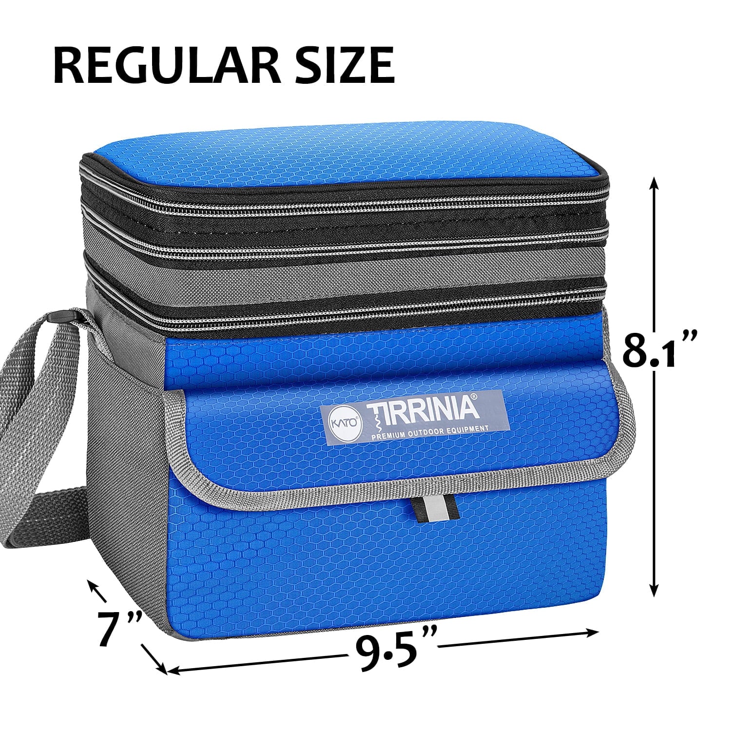 Insulated Lunch Bags for Women, Men, and Kids, Leakproof Back to School Insulated Cooler Bags for Students, and Office Work, Blue