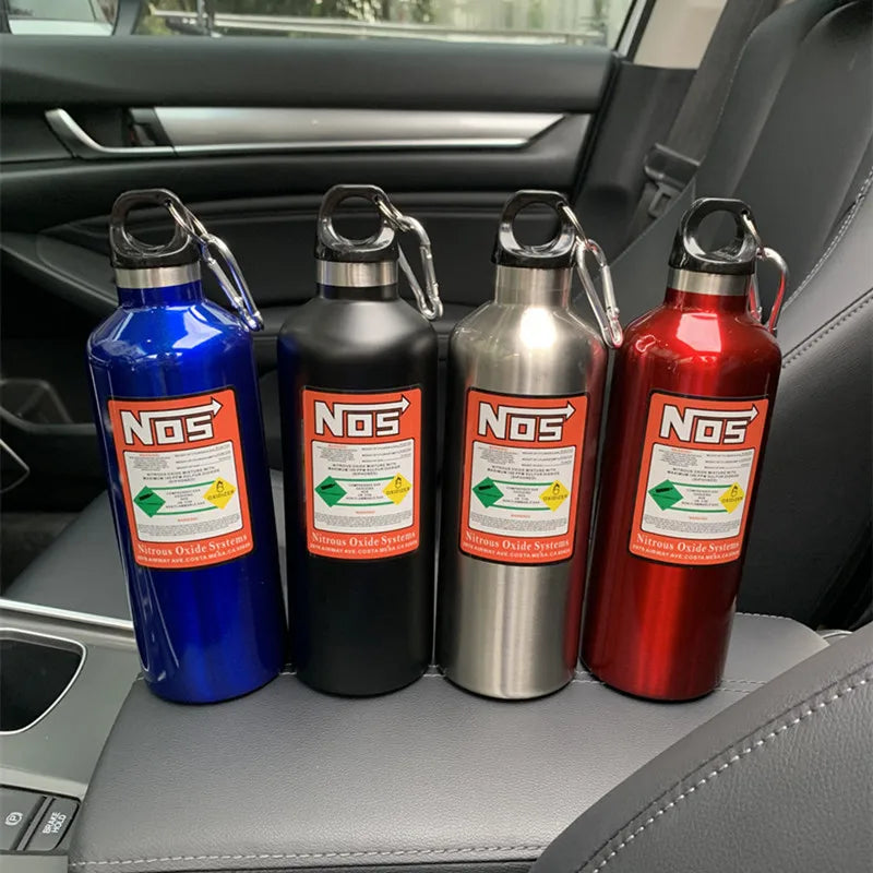 Car Insulation Cup NOS Nitrogen Cylinder Vacuum Stainless Steel Kettle 500 Ml High-Capacity Travel Sports Bottle Water Cup