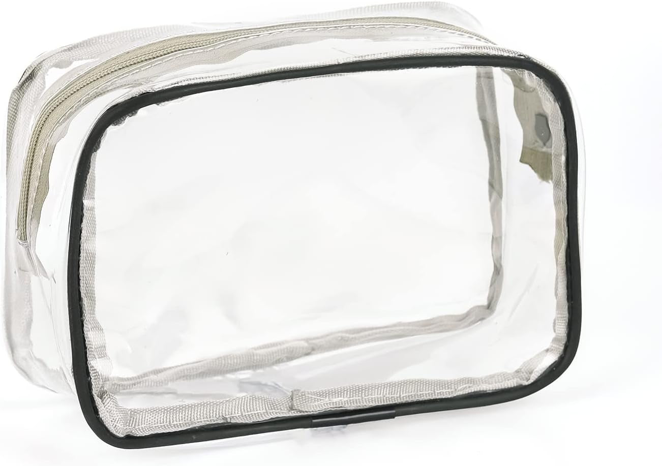 2Pcs Clear Bags Stadium Approved, Security Travel & Gym Clear Stadium Bags for Work,Sports & Concerts -12 X12 X6