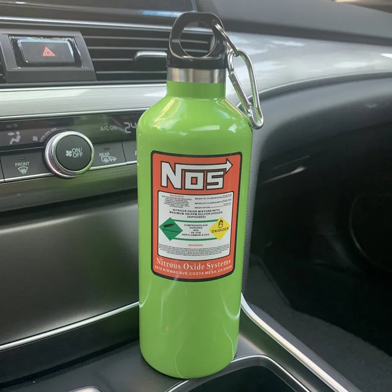 Car Insulation Cup NOS Nitrogen Cylinder Vacuum Stainless Steel Kettle 500 Ml High-Capacity Travel Sports Bottle Water Cup