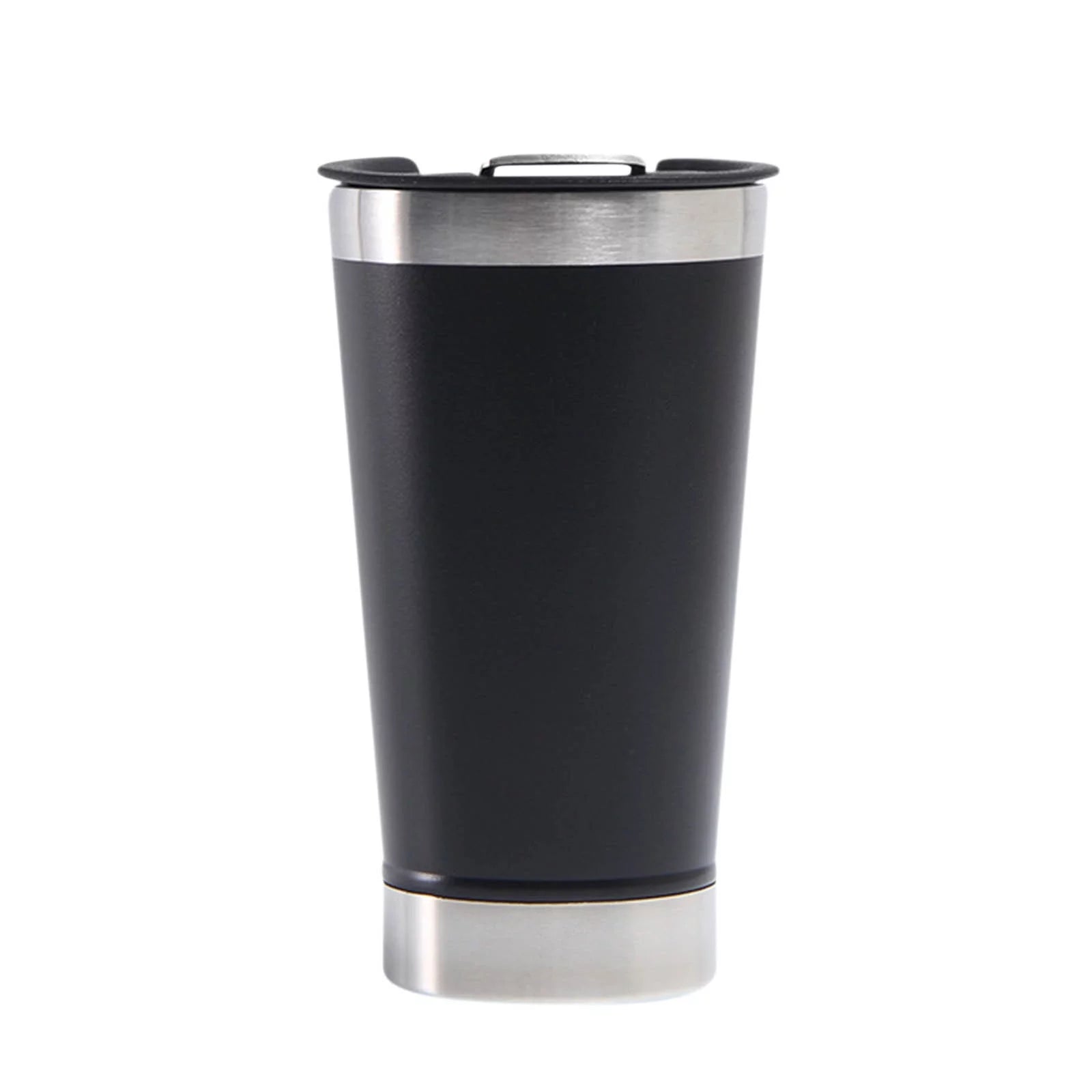 Double Layer 304 Stainless Steel Portable Coffee Cup with Bottle Opener, Insulated Cup, Car Portable Cup